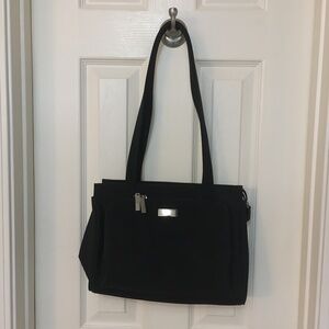 Worthington Ladies Black 100% Polyester purse